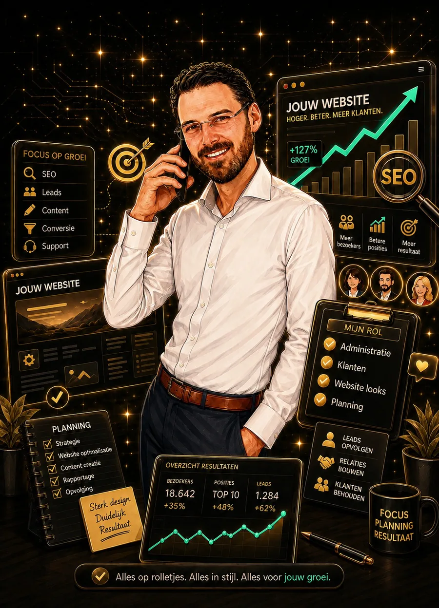 Darryl Muurmans, medeoprichter, ondernemerschap en administratie